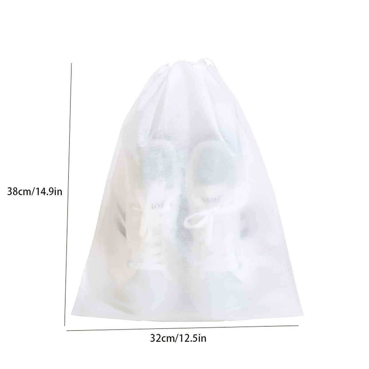 10pcs Anti Yellow Shoe Bag Non Woven Fabric for Travel Storage Pouch