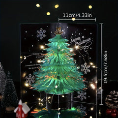 3D Christmas Greeting Card Creative Gift Tree Card