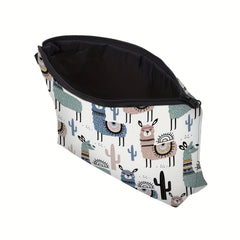 Cartoon Print Comestic Bag Portable Makeup Pouch Toiletry Storage Bag