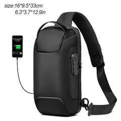 Waterproof Anti Theft Travel Messenger Chest Sling Bag