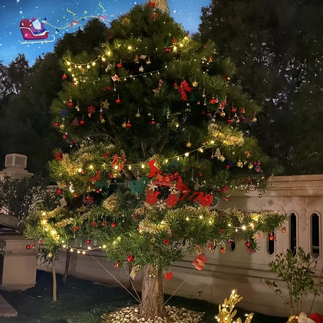 Colorful Sprinkled Plastic Bells Christmas Tree Accessories