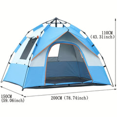 Thickened Rainproof Sunscreen Tent 2-3 Person
