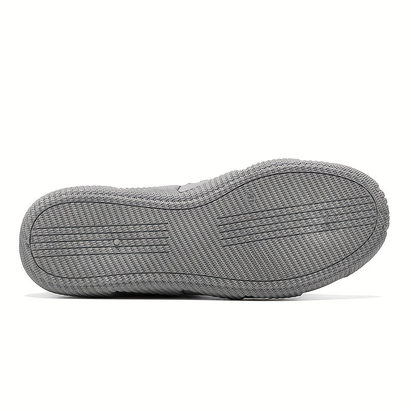 Men's Knitted Breathable Non Slip Sneakers Flat Walking Shoes