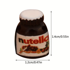 3Pcs 1:12 Dollhouse Chocolate Sauce Model for Sweet Kitchen Decor