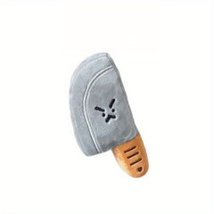2pcs Kitchen Plush Pendant Angry Expression Funny Mini Backpack Keychain Gift