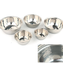 Stainless Steel Mixing Bowls with Scale - Cooking and Salad Bowl
