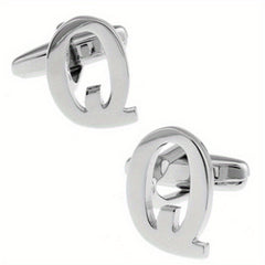 Men's French Button Q Cufflinks