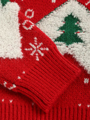 Christmas Kids Knitted Pullover Sweater Top