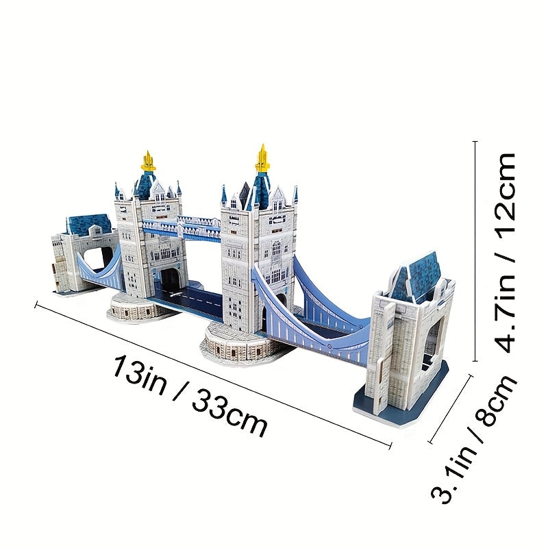 London Bridge 3D Puzzle Kids DIY Toy Improve Hands-on Ability