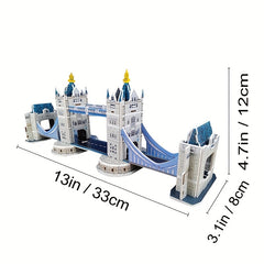 London Bridge 3D Puzzle Kids DIY Toy Improve Hands-on Ability