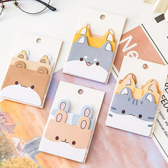 45 Sheets Cartoon Animal Sticky Notes