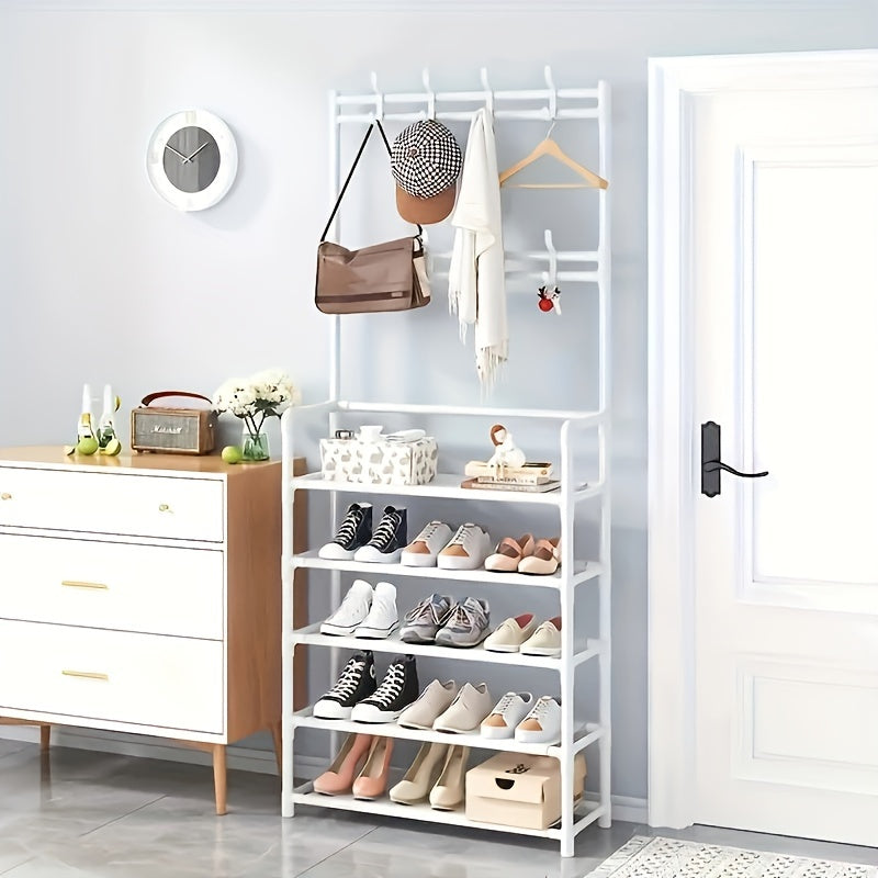 1pc 59 Reinforced Shoe And Hat Rack Coat Rack Shoe Rack Storage Rack