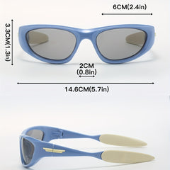Y2K Wrap Around Sports Sunglasses UV400 Sun Shades