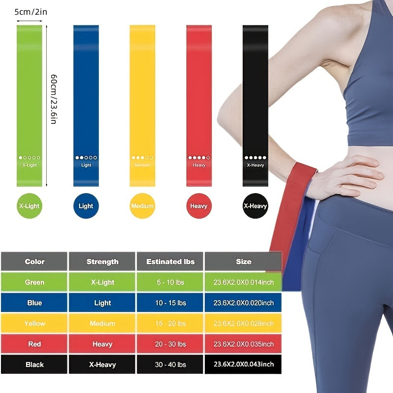 Resistance Bands Set with Carry Bag for Whole Body Fitness