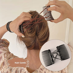 Knotted Hair Comb For Women with Hair Elastic