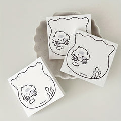 Cartoon Dog Note Pad 50 Sheets Tear off Non adhesive Note Paper