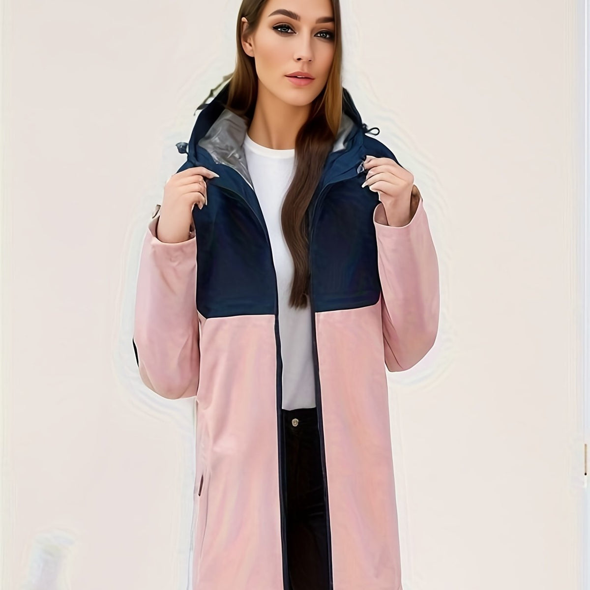 Women's Outdoor Sports Jacket Windproof Rainproof Hooded Jacket