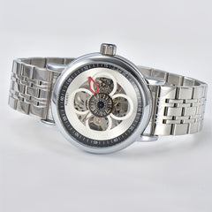 Teenager s Watch Men s Butterfly Double Button Steel Automatic Mechanical Watch