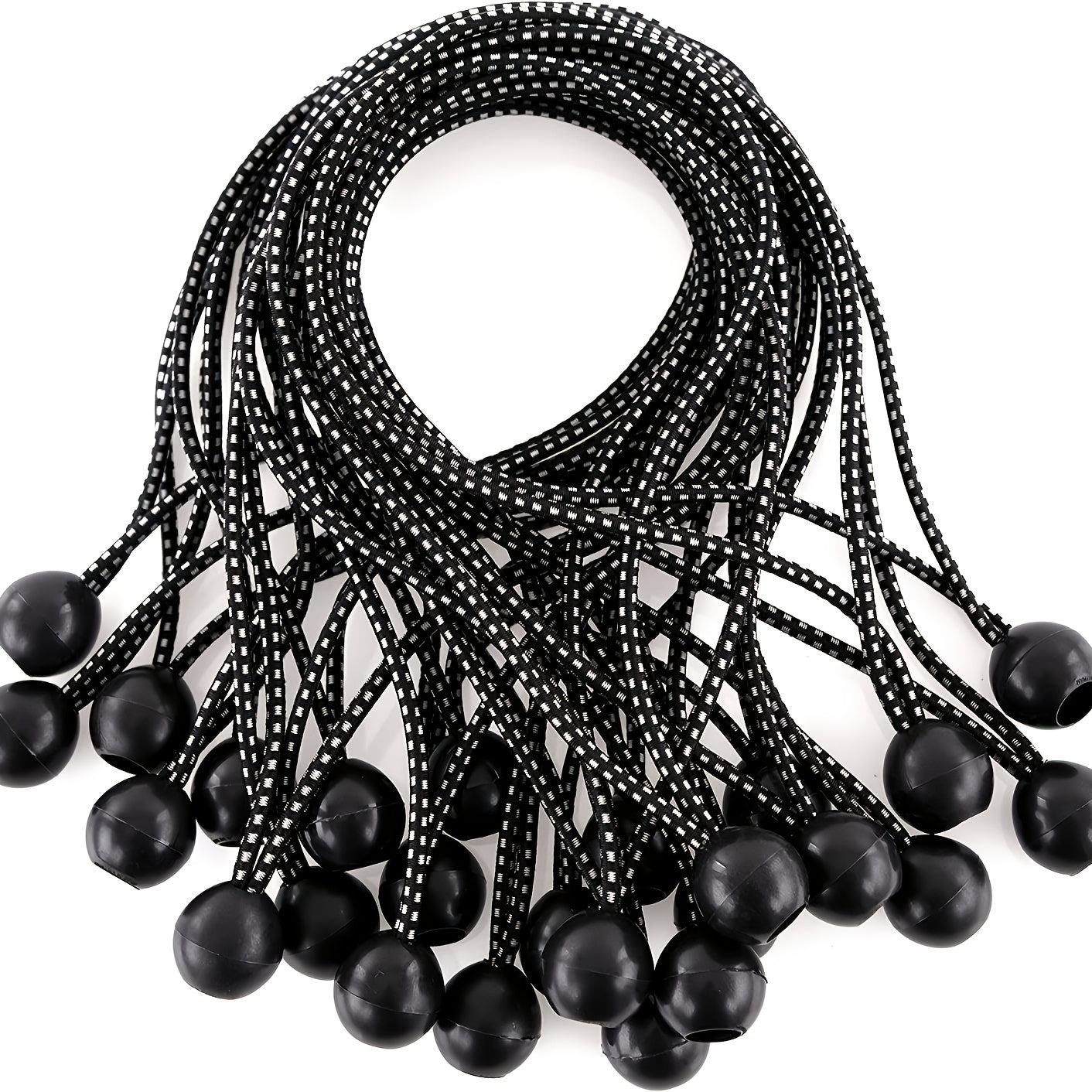 13 97cm Ball Bungee Cord Heavy Duty Indoor Outdoor Tarp Tie Down