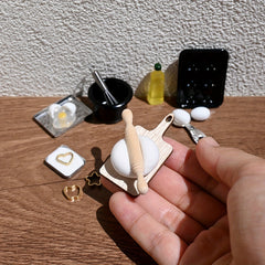 Mini Baking Set Dollhouse Accessories Mini Food Pro