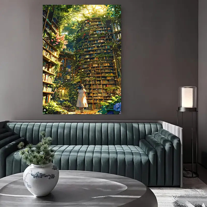 1000pcs DIY Puzzle Magic Library Garden Vibrant Colors