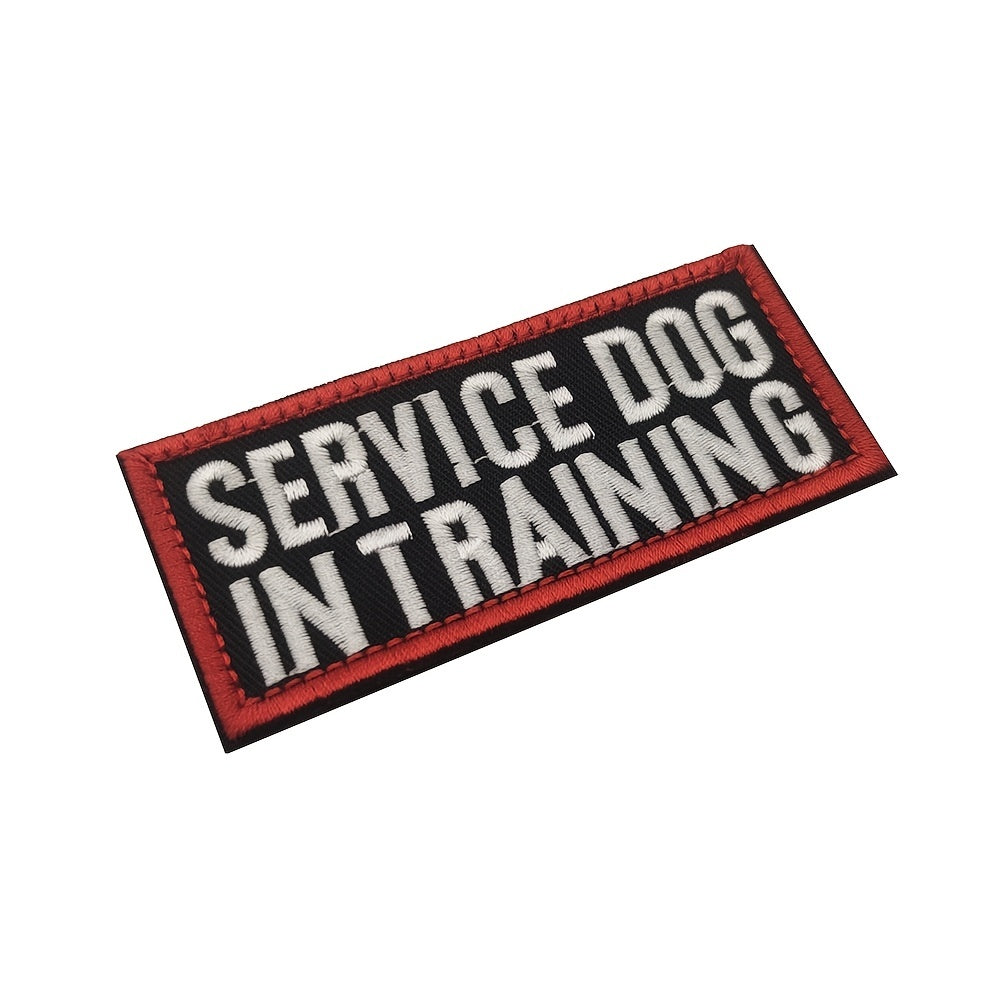 Pet Harness with Embroidered Tape Patches Letter Patch
