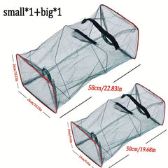2pcs Foldable Fishing Trap For Shrimp Crayfish Lobster