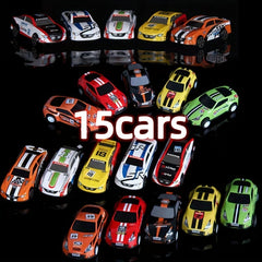 Alloy Small Car Inertia Pull Back Toy Set