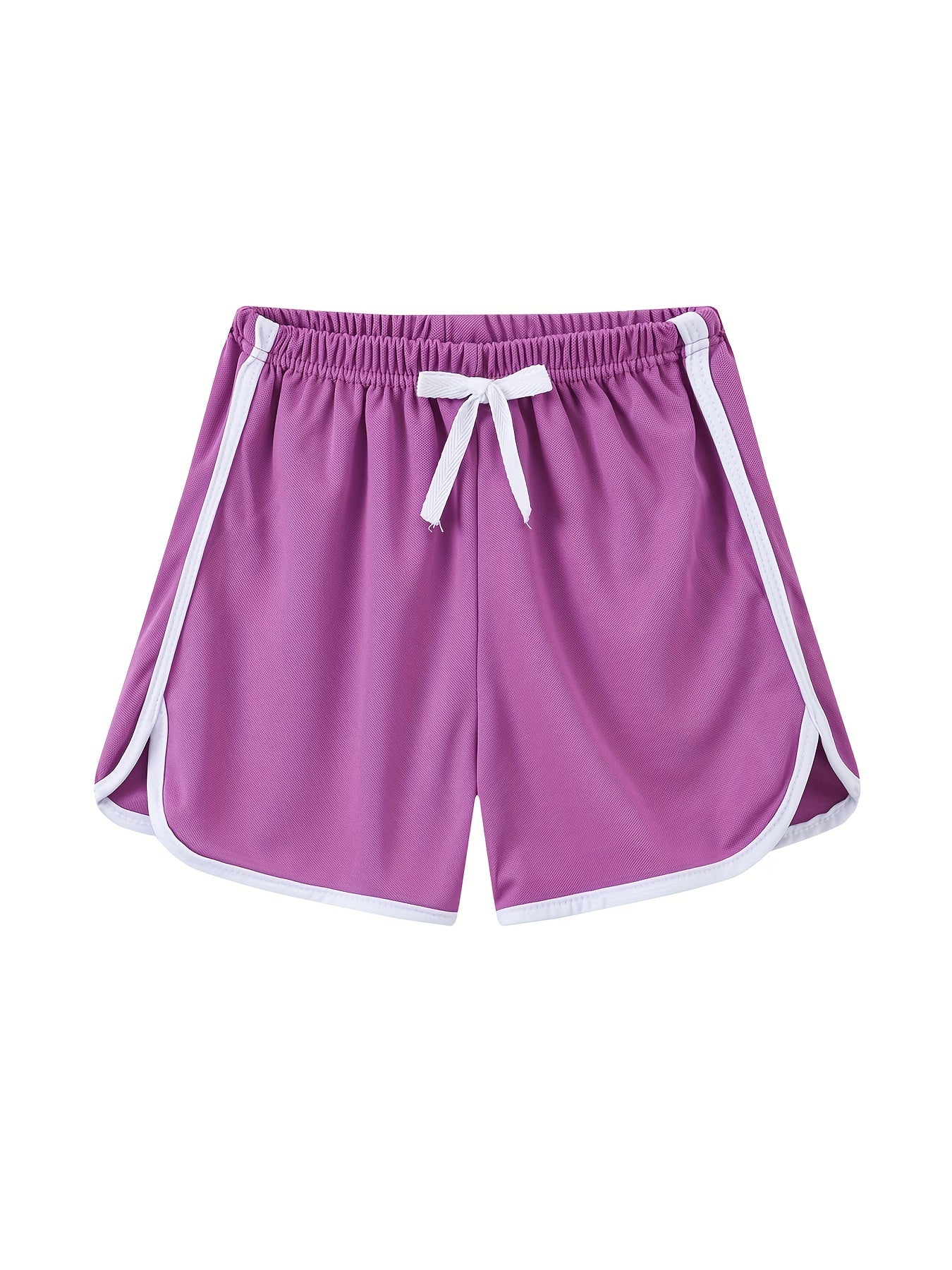Girls Solid Drawstring Pants Casual Sport Shorts For Summer Beach Kids Children