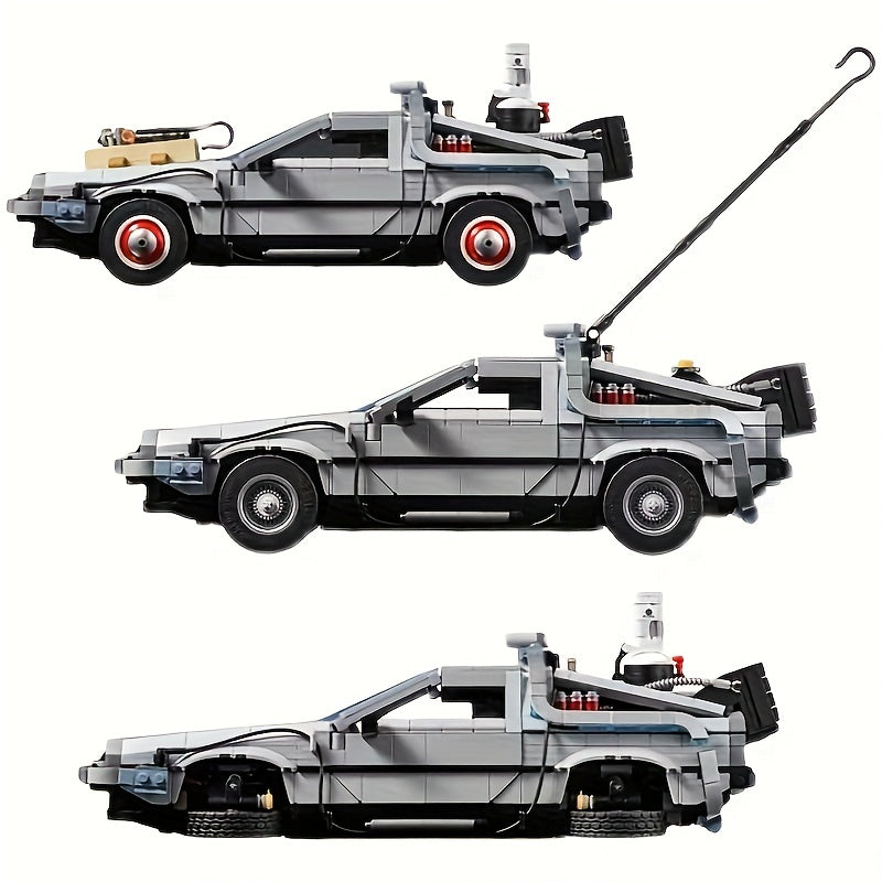 1872pcs Time Machine Building Blocks Construction Car Bricks Toys