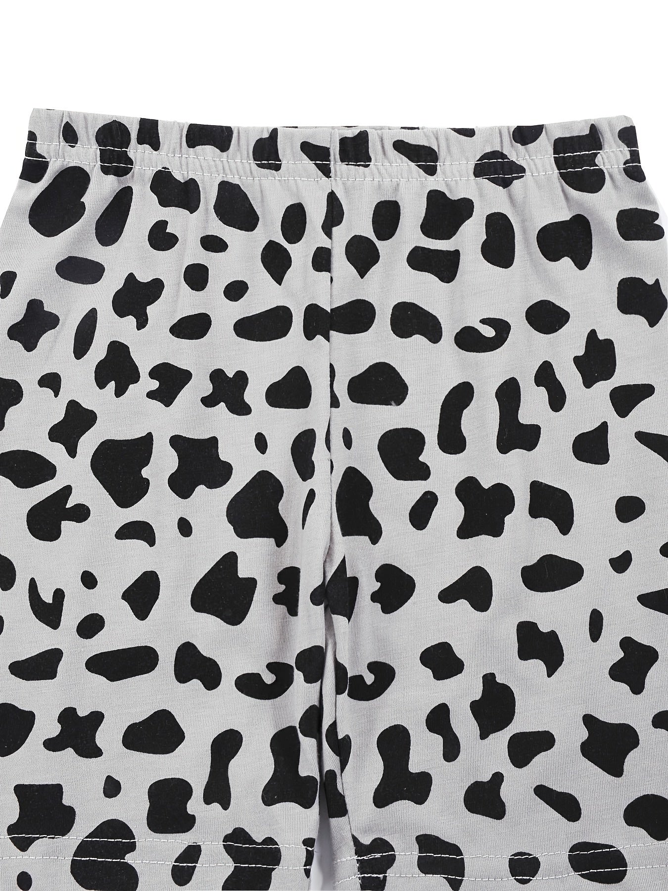 Girls Leopard Heart Graphic PJ Set