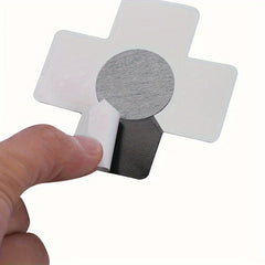2pcs Women's Cross Shaped Nipple Covers Strapless Satin Chest Stickers