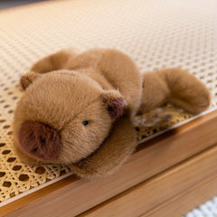 Capybara Plush Toy Soft Stuffed Animal with Funny Belly Up