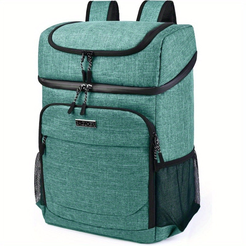 Large Capacity Insulated Cooler Backpack Leak Proof Portable Food Storage Bag