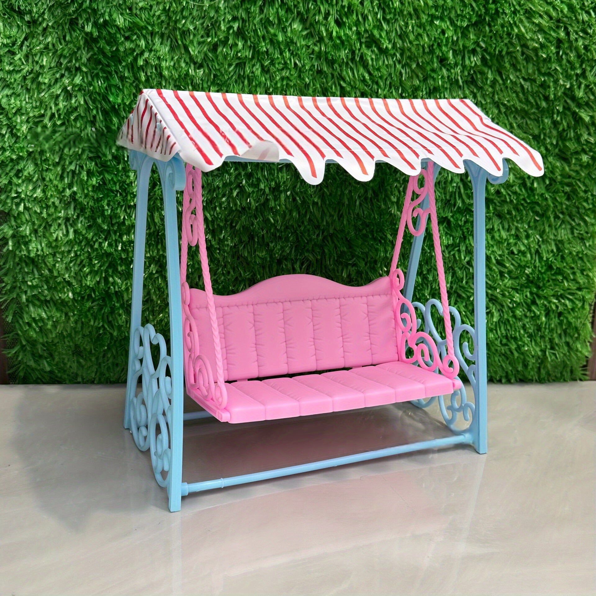 Colorful Playhouse Swing Chair & Beach Rocking Chair with Canopy