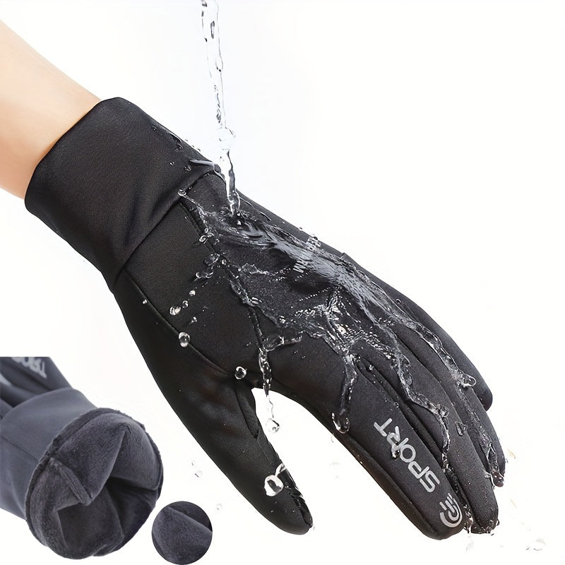 Waterproof Winter Gloves Touch Screen Warm Motorcycle Gloves Anti Slip