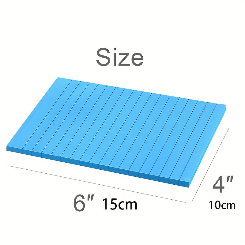 50 Lined Sticky Notes Bright Colors 10 16X15 24 Cm Self Adhesive Note Pad