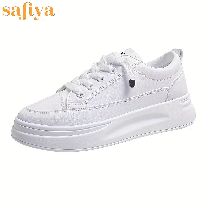 Women's Low Athletic Skate Shoes Lightweight Non-slip Sneakers
