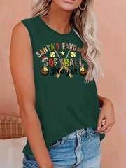  Graphic Print Tank Top