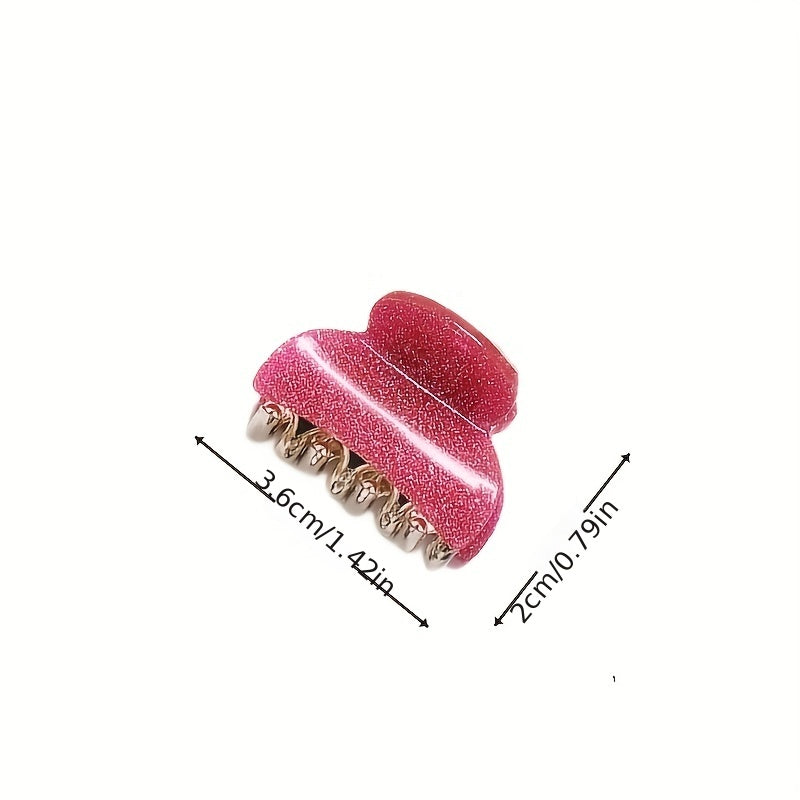 Leopard Pattern Hair Claw Women's Ponytail Hair Clip