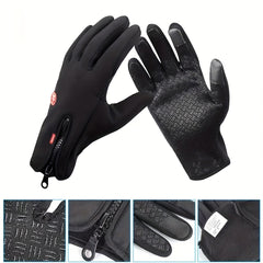 Waterproof Touch Screen Gloves Men Women Full Finger Warm Gloves
