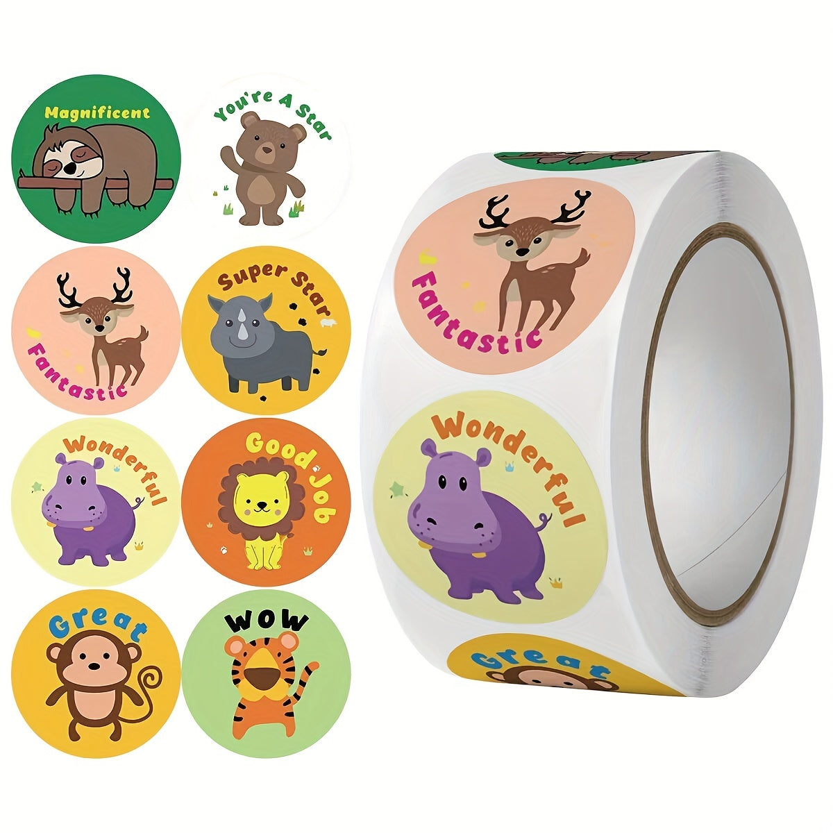 500pcs Reward Stickers - Reward Label Toys