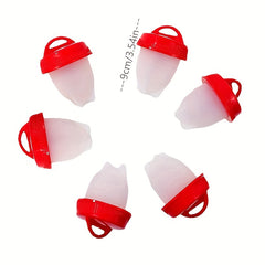 6pcs Silicone Egg Cooker Set Non Stick Boiled Eggs Maker Steamer