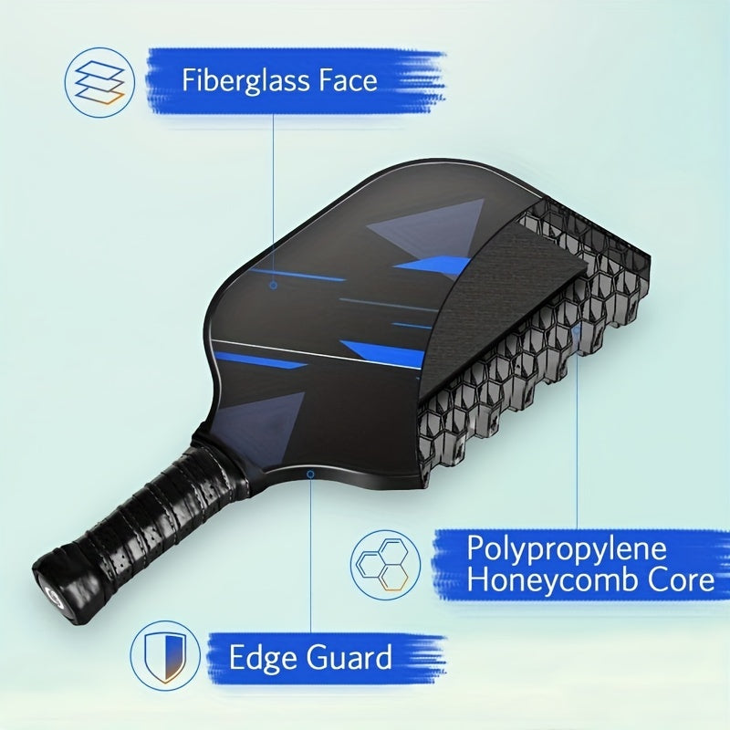 Lightweight Pickleball Paddle With Fiberglass Surface