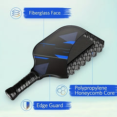 Lightweight Pickleball Paddle With Fiberglass Surface