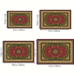 Boho Anti Fatigue Kitchen Rugs Vintage Absorbent Carpet