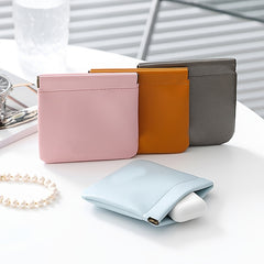 Mini Solid Coin Purse Portable Storage Organizer