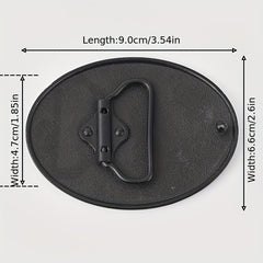 Dragon Oval Belt Buckle Western Jeans Accessories DIY