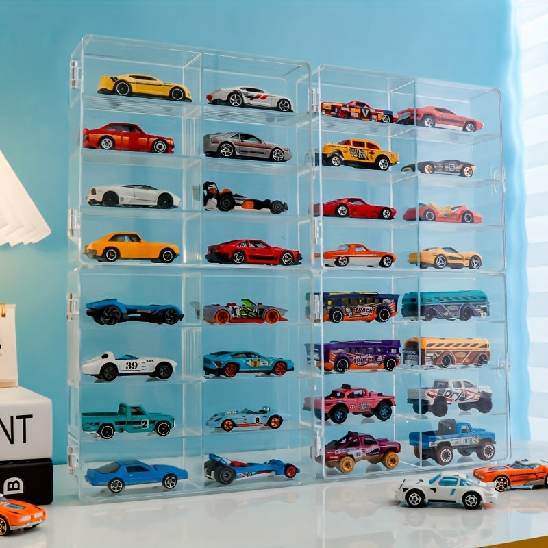 Toy Car Model Display Rack Transparent Storage Box Showcase