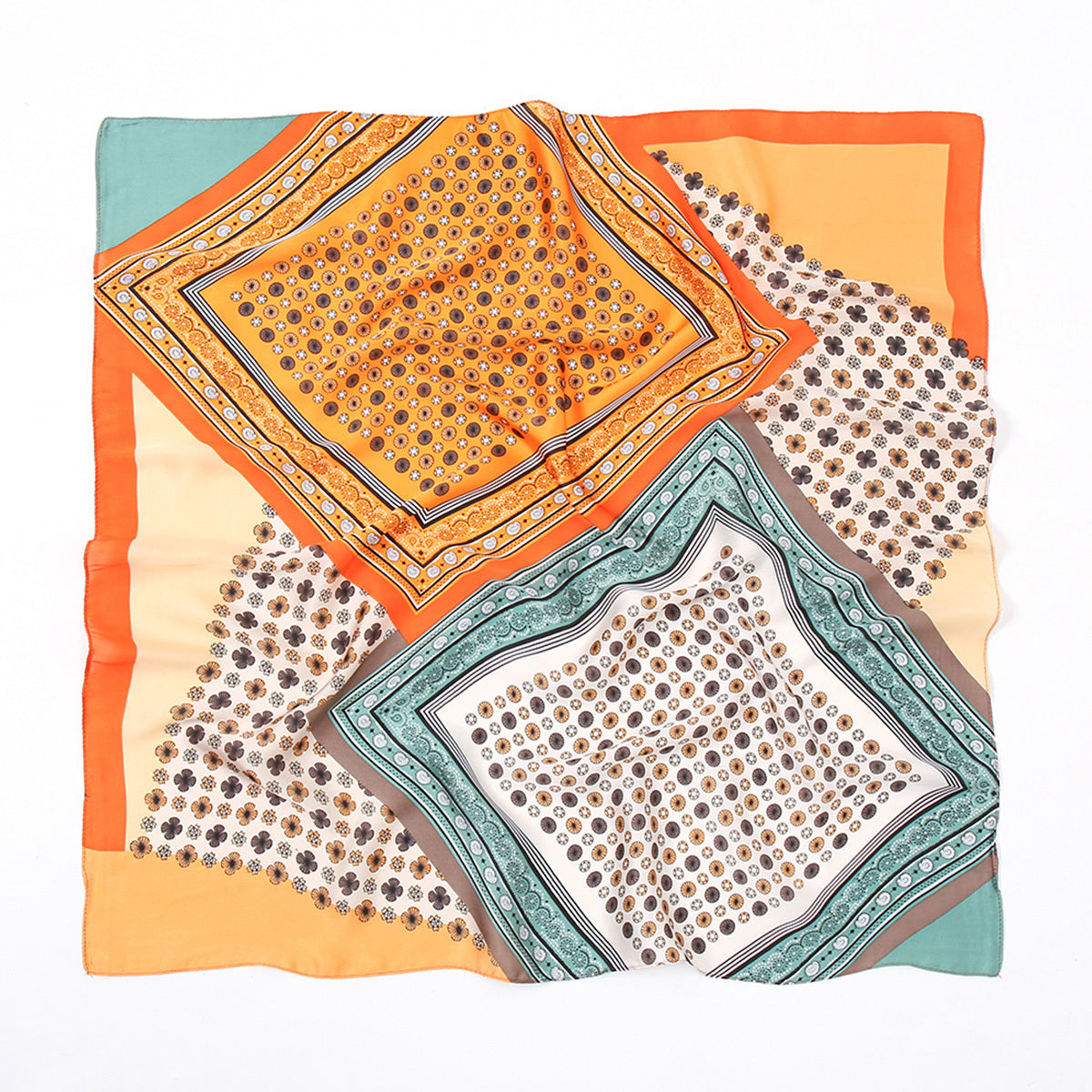 Square Tissue Women's Shirt Decoration Tissue Thin Scarf